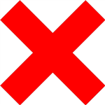 red x
